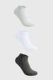 Calceta Deportiva Hombre Tripack Gris Claro