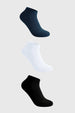 Calceta Deportiva Hombre Tripack Negro