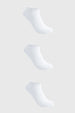 Calceta Deportiva Mujer Tripack Blanco