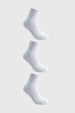 Calcetín Hombre Tripack Unisex Blanco