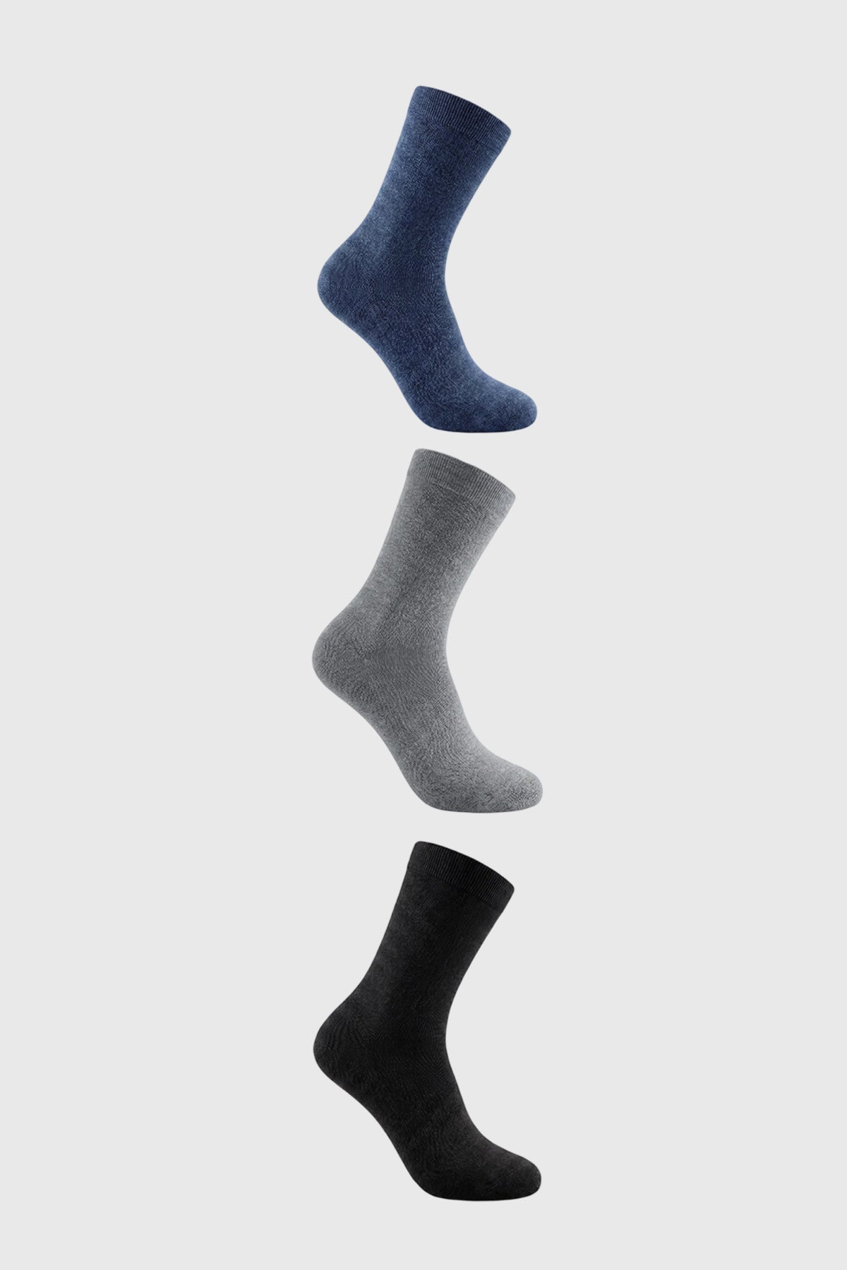 Calcetín Hombre Tripack Negro