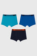 Boxer Niño Tripack Azul