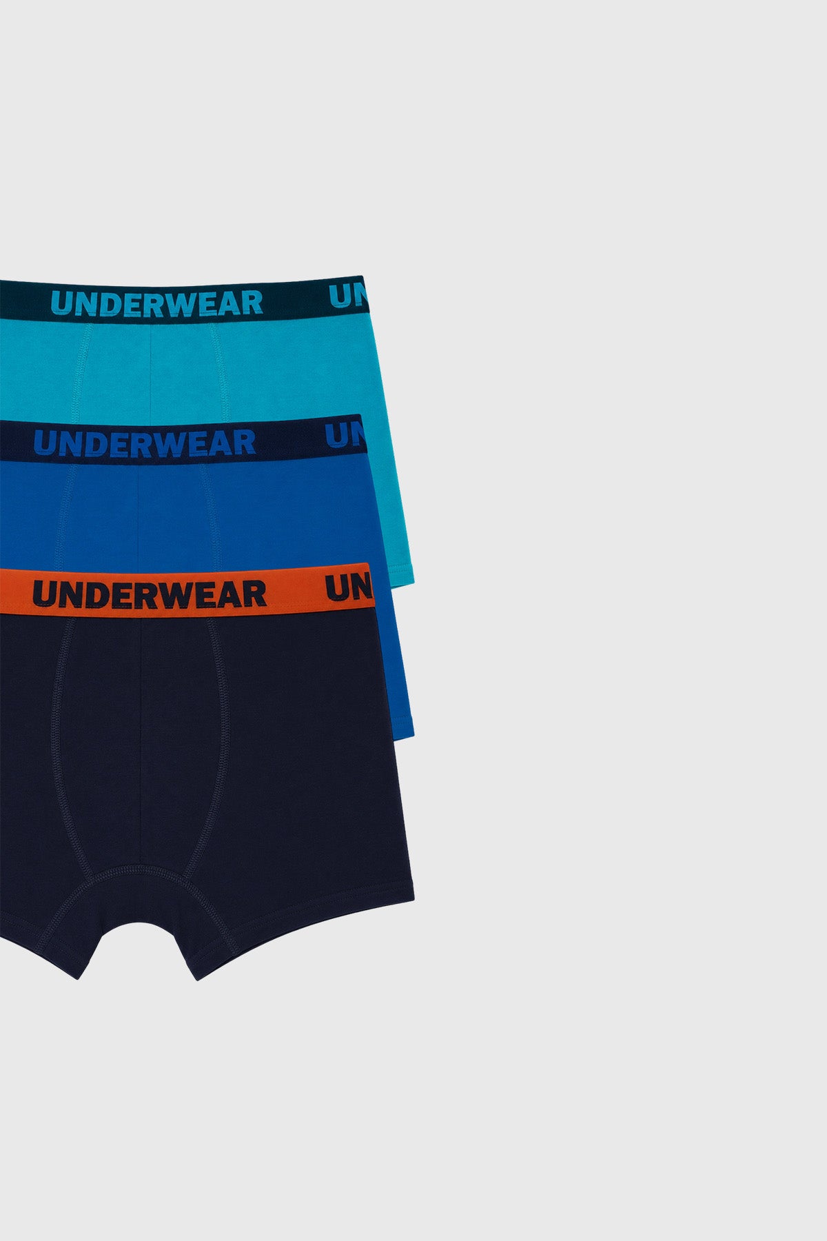 Boxer Niño Tripack Azul