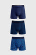 Boxer Hombre Tripack Lisos Calipso