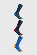 Calcetín Hombre Tripack Azul