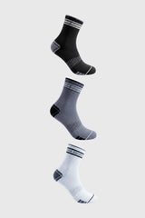 Calcetín Hombre Tripack Negro