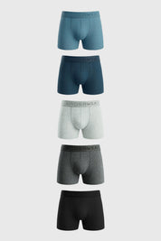 Boxer Hombre Pack5 Azul Marino