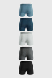 Boxer Hombre Pack5 Azul Marino