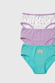 Calzón Niña 3Pack Pantaleta Lila