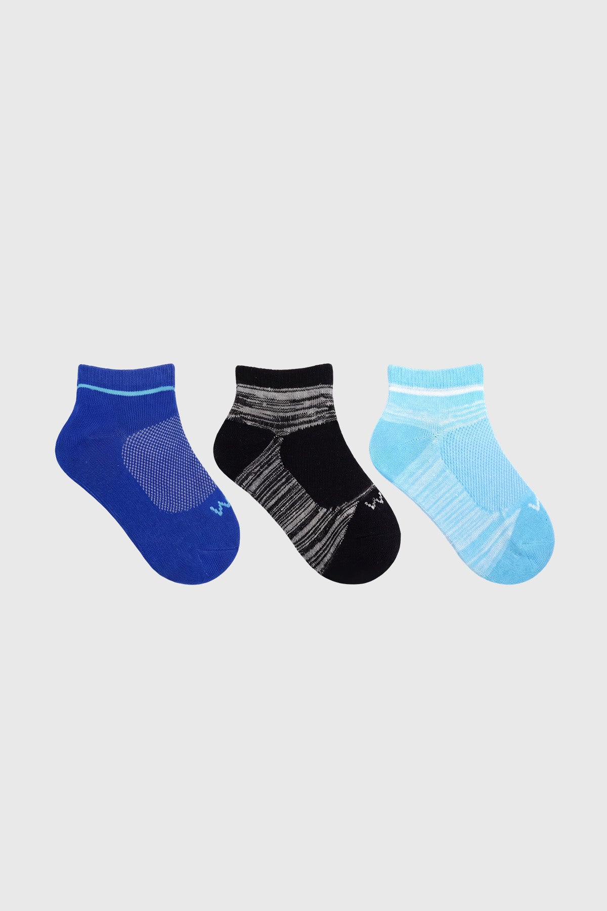 Calceta Deportiva Pack3 Niño Azul