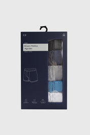 Boxer Pack5 Hombre Gris