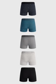 Boxer Pack5 Hombre Gris
