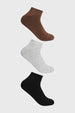Calceta Deportiva Hombre Pack3 Negro