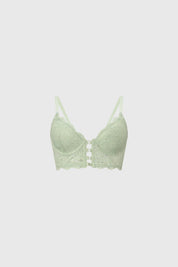 Sostén Mujer Corset Detalle Cruce Medio Menta