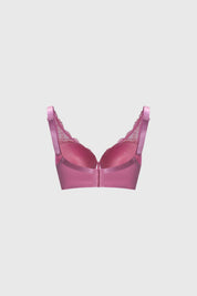 Sostén Mujer Detalle Encaje Rosado