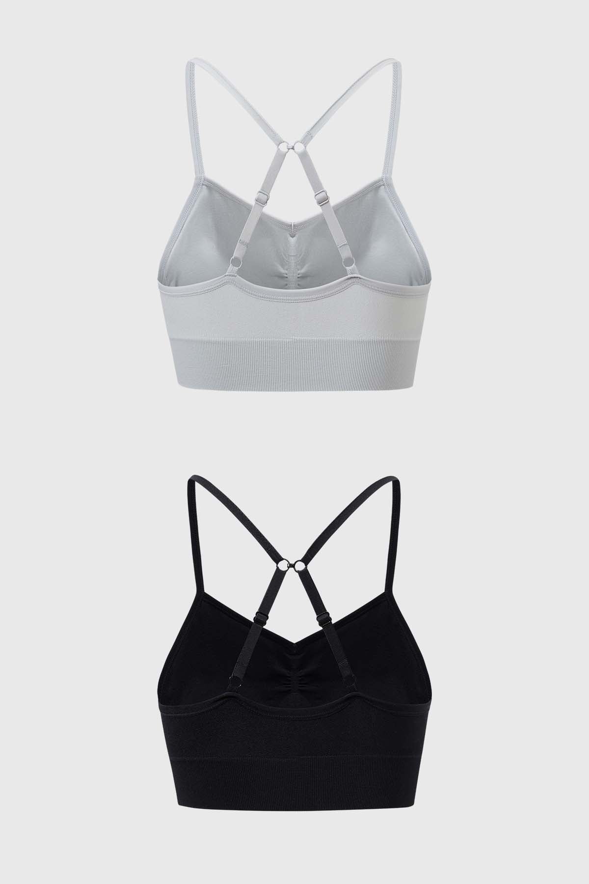 Sostén Mujer Bipack Peto Gris