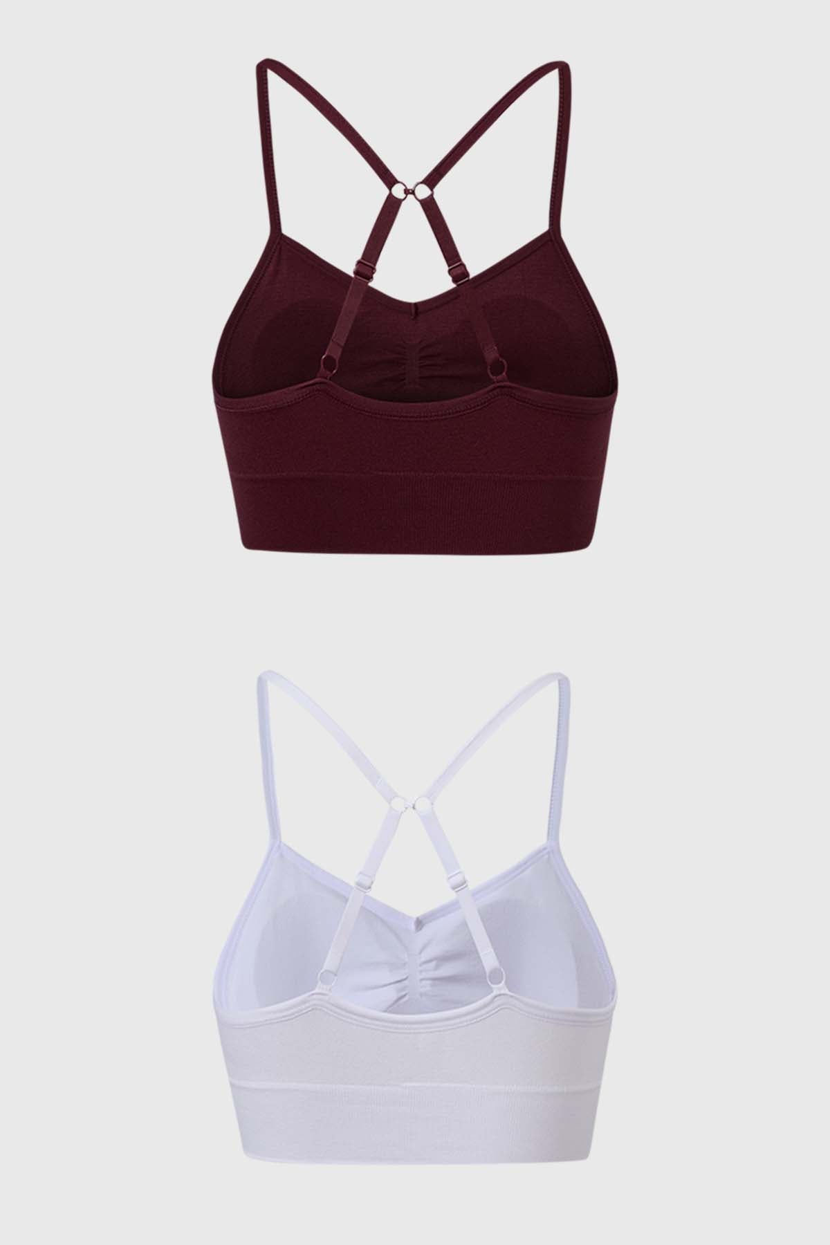 Sostén Mujer Bipack Peto Guinda