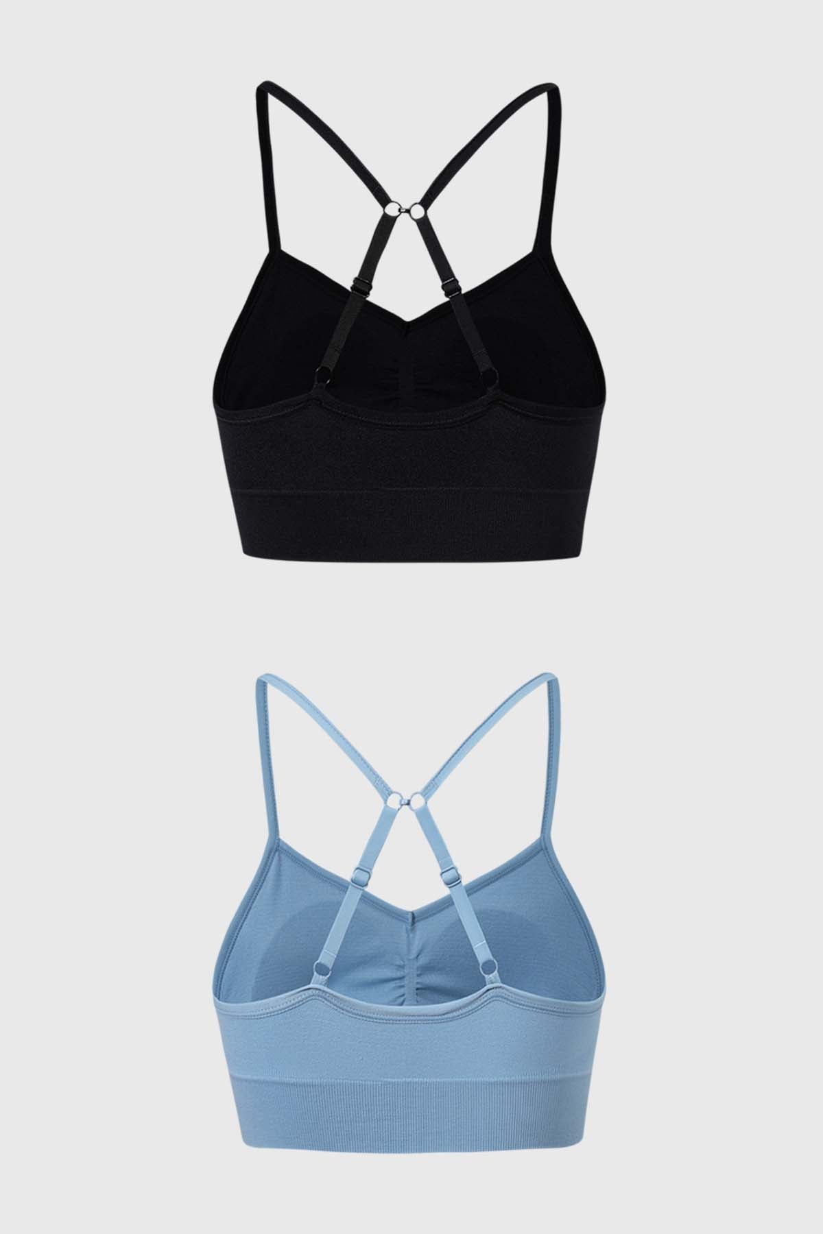 Sostén Mujer Bipack Peto Negro