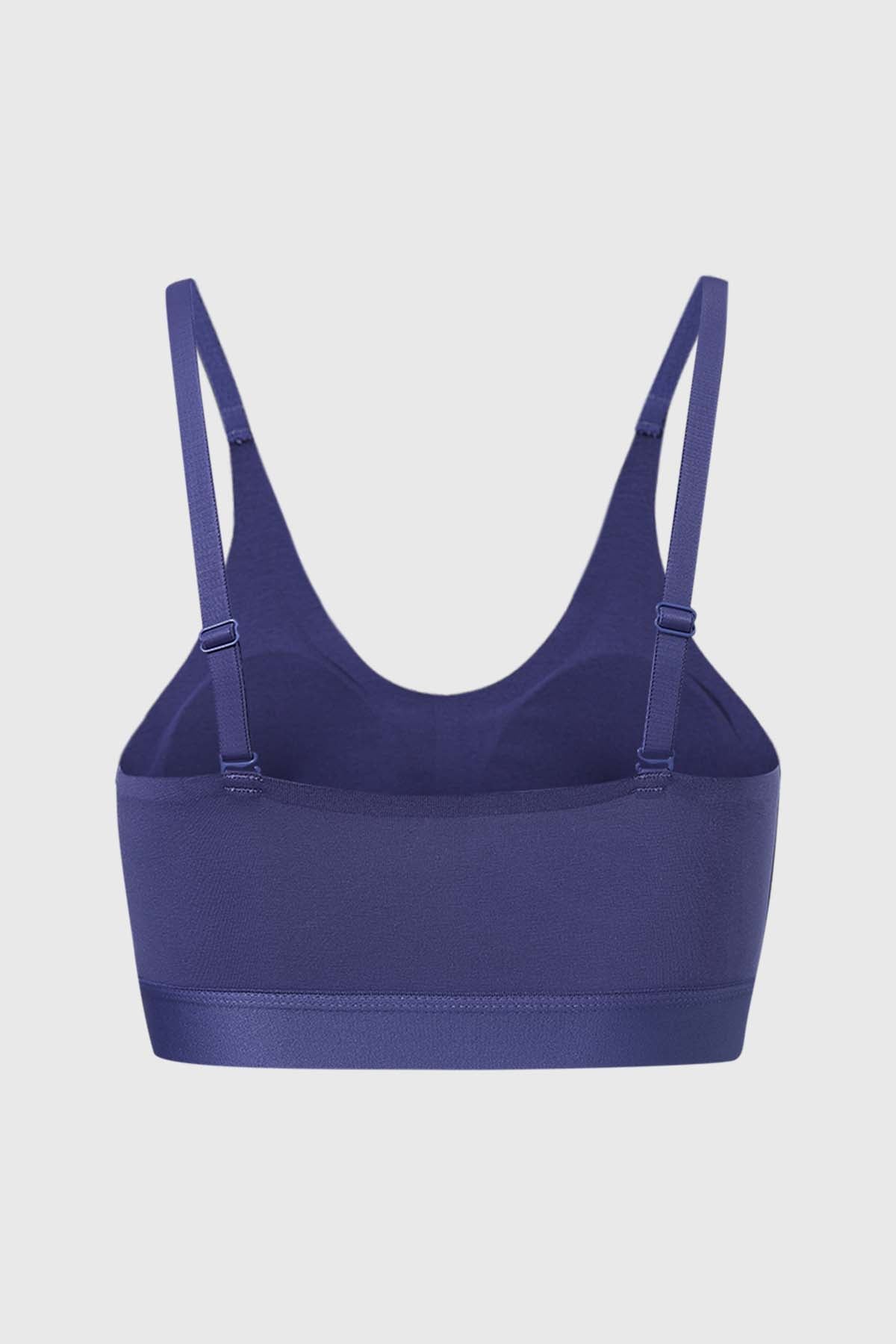Sostén Mujer Peto Detalle Elástico Azul