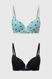 Sostén Mujer Bipack / Estampado Menta