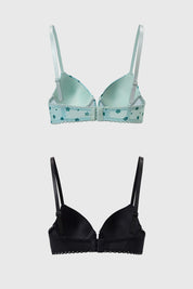 Sostén Mujer Bipack / Estampado Menta