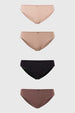 Calzón Mujer Bikini Liso Damasco