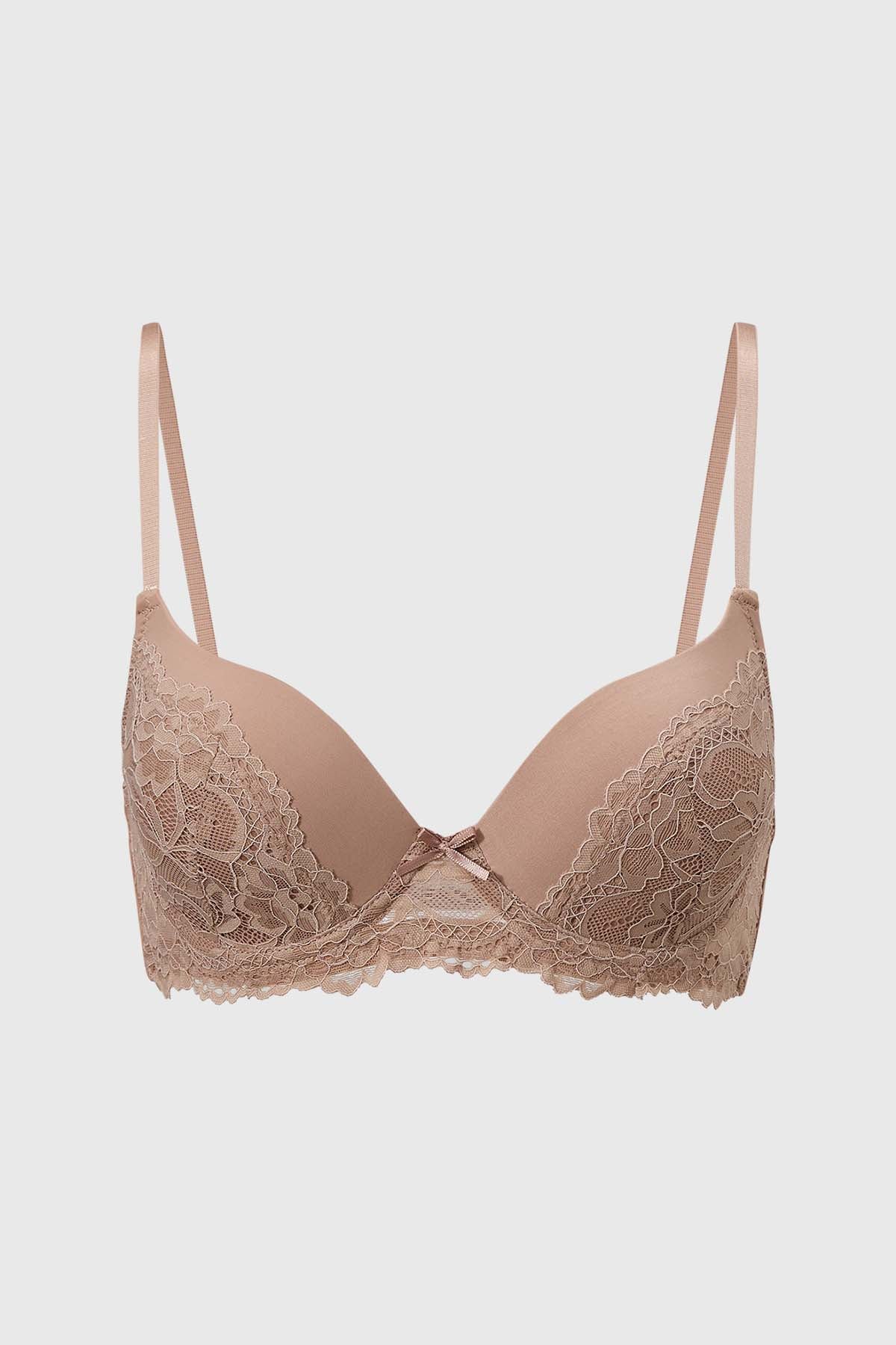 Sostén Mujer Peto Con Copa Rib Camel