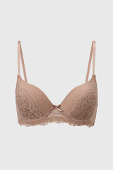 Sostén Mujer Peto Con Copa Rib Camel