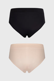 Calzón Mujer Tiro Alto Sin Costura Crudo