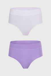 Calzón Mujer Tiro Alto Sin Costura Morado