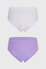 Calzón Mujer Tiro Alto Sin Costura Morado