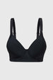 Sostén Mujer Support Detalle Encaje Negro