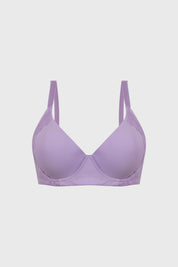 Sostén Mujer Support Detalle Encaje Lila