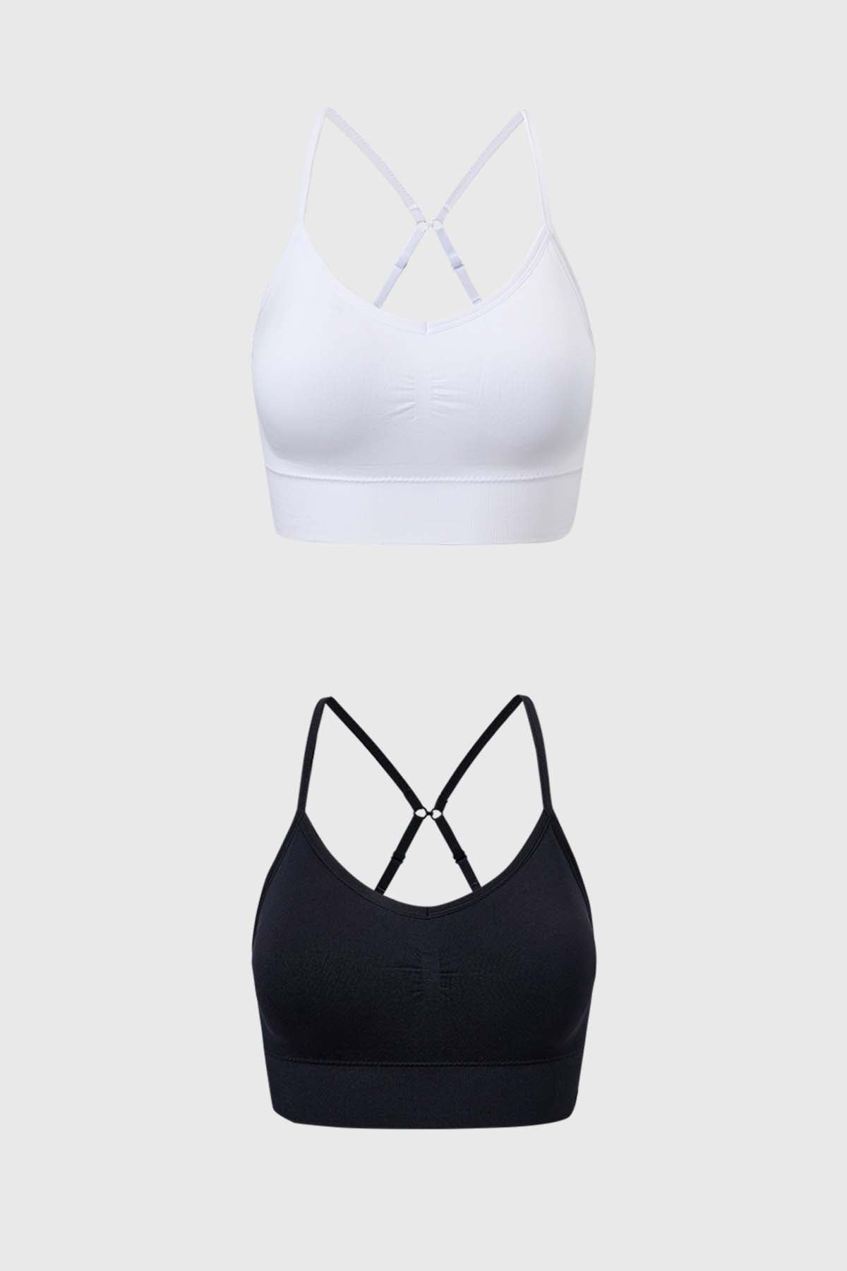 Sostén Mujer Bipack Peto Liso Blanco