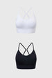 Sostén Mujer Bipack Peto Liso Blanco
