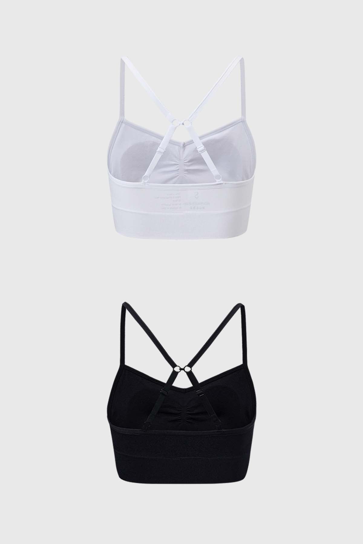 Sostén Mujer Bipack Peto Liso Blanco