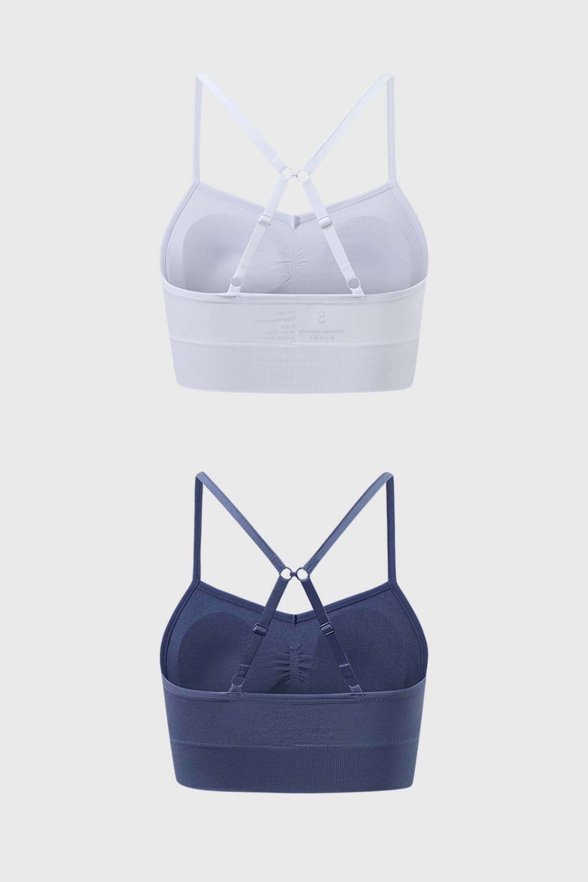 Sostén Mujer Bipack Peto Liso Gris Oscuro
