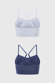 Sostén Mujer Bipack Peto Liso Gris Oscuro