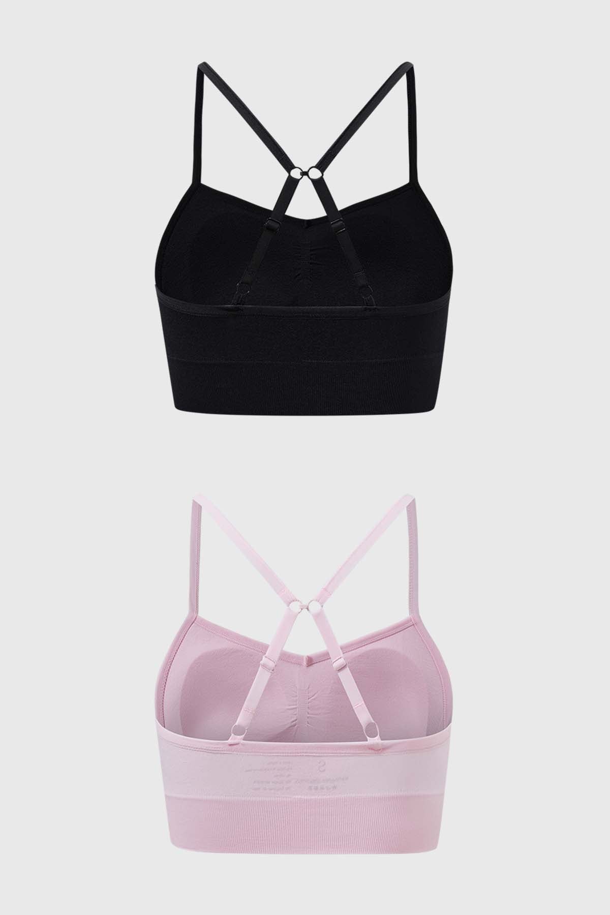 Sostén Mujer Bipack Peto Liso Palo Rosa