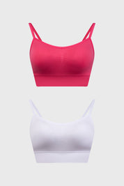 Sostén Mujer Bipack Peto Liso Fucsia