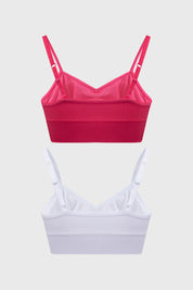 Sostén Mujer Bipack Peto Liso Fucsia