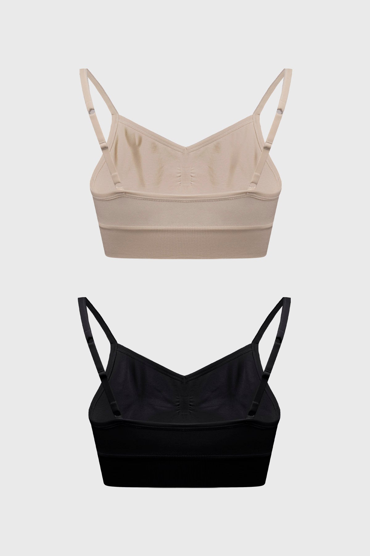 Sostén Mujer Bipack Peto Liso Negro