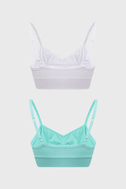 Sostén Mujer Bipack Peto Liso Aqua