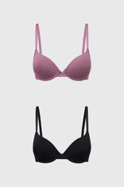 Sostén Mujer Bipack Copa Soft Liso Rosa Viejo