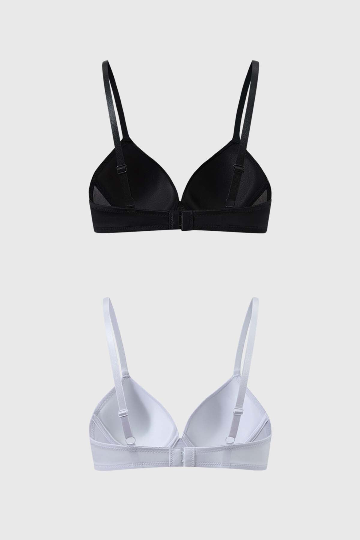Sostén Mujer Bipack Copa Soft Liso Blanco