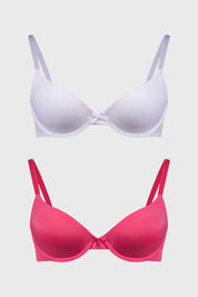 Sostén Mujer Bipack Copa Soft Liso Fucsia