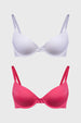 Sostén Mujer Bipack Copa Soft Liso Fucsia