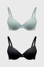 Sostén Mujer Bipack Copa Soft Liso Menta