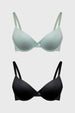 Sostén Mujer Bipack Copa Soft Liso Menta