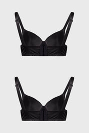Sostén Mujer Bipack Copa Support Liso Negro